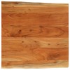 VidaXL Blat de masă pătrată 60x60x3,8 cm lemn masiv acacia margine vie 370642