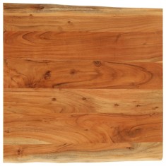 vidaXL Blat de masă pătrată 60x60x3,8 cm lemn masiv acacia margine vie 370642