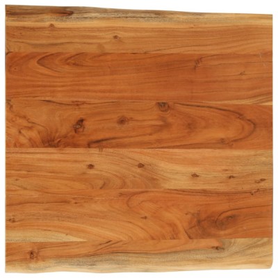 vidaXL Blat de masă pătrată 60x60x3,8 cm lemn masiv acacia margine vie 370642 foto