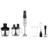 Mixer vertical Tefal InfinyForce Pro 5 &icirc;n 1 HB95LD38, 1200W, tehnologie Powelix Life, tocator 500ml, pahar gradat 800ml, protectie antistropire, 5 fun