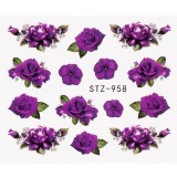 Cumpara ieftin Tatuaj Unghii LUXORISE Flower Tears, STZ-958