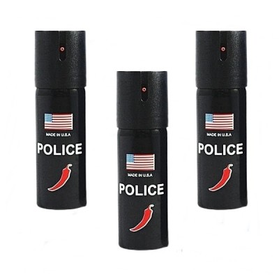 Set 3 bucati Spray paralizant chili USA Police, IdeallStore&amp;reg;, 60 ml, husa inclusa foto