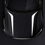 Set 2 stickere autoadezive Tuning, model "Hood Stripes V2", dimensiune 100 x 26
