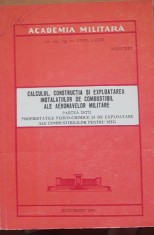Calculul Constructia si Exploatarea Instalatiilor de Combustibil ale Aeronavelor