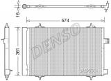 Condensator climatizare AC Denso, Citroen C5, 11.2008-09.202015, Peugeot 407, 06.2009-12.2010; 508, 11.2010-12.2018 motor 2,0 HDI, aluminiu/ aluminiu