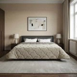 vidaXL Duvet de iarnă Patos Gri deschis 240 x 260 cm 42026324
