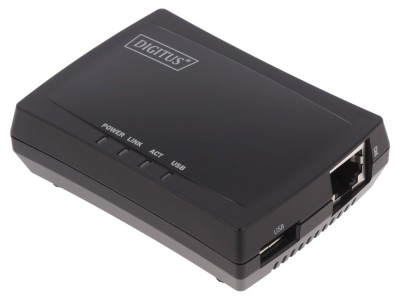 Server imprimantă RJ45 USB A soclu foto