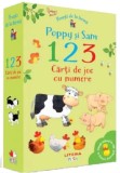 Poppy si Sam. 1, 2, 3. Carti de joc cu numere |