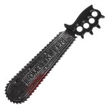 Fierăstrău Decorativ Horror, Plastic, Lungime 50 cm, Negru/Roșu, Oem