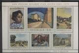 SUEDIA 1969 - Arta - Pictura - BL 1 , de 6 valori