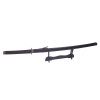 Sabie katana decorativa DEPOX®, panoplie, Last Samurai, negru, metal, 51.5 cm, suport inclus