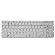 Tastatura Laptop Toshiba Satellite L50D-B US alba fara rama foto