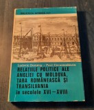 Relatiile politice ale Angliei cu Moldova Tara Romaneasca si Transilvania Demeny