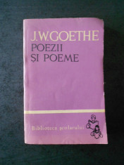 J. W. GOETHE - POEZII SI POEME foto