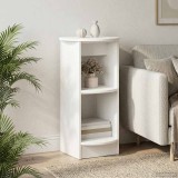 vidaXL Dulap lateral Alb Lemn prelucrat 899834