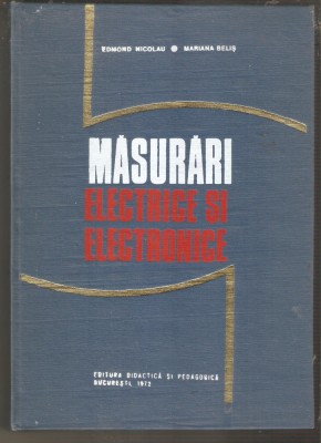 Masurari electrice si electronice-Edmond Nicolau foto