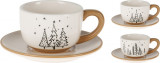 Set ceasca cu farfurie - Tree - Xmas