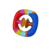 Jucărie interactivă senzoriala eMazing cu ventuza de decompresie si antrenare antebrat, tip antistres, potrivită pentru copii de 3 Ani, model Multicol