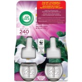 Rezerve pentru aparat electric Air Wick Satin fin si Floarea lunii, 2x19 ml