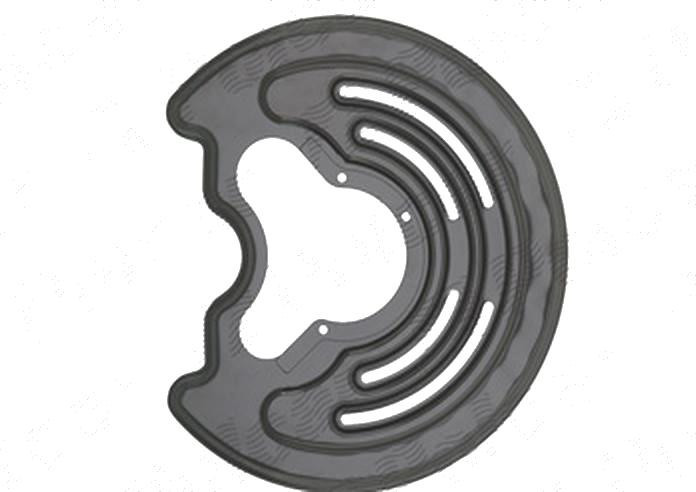 Protectie stropire disc frana Renault Trafic (Fl/Jl), 03.2001-12.2006, Spate, Dreapta, metal