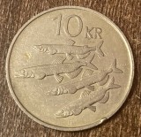 C50 - Moneda foarte veche - Islanda - 10 coroane / kronur - 1987