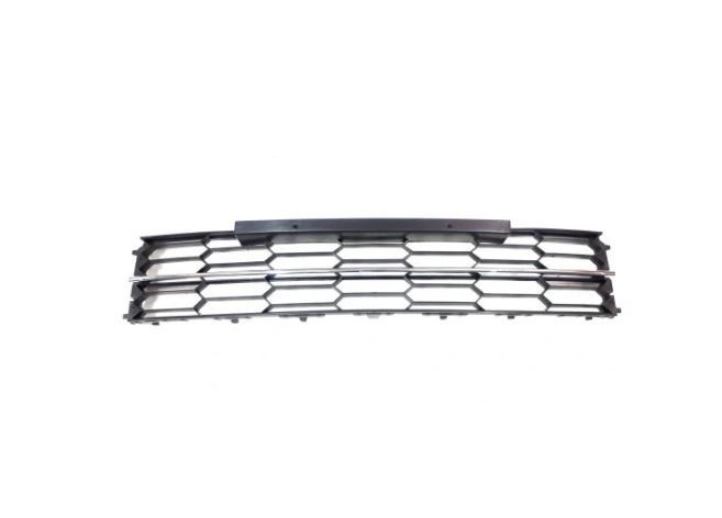 Grila bara fata SKODA SUPERB (3T), 06.2013-07.2015, negru; centru
