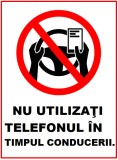 Placuta nu utilizati telefonul in timpul conducerii