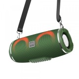 Boxa Portabila Bluetooth HOCO HC12, 10W, Verde, Sunet Stereo, MicroSD, USB, AUX