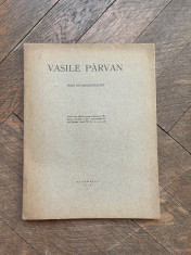 Vasile Parvan. Note bio-bibliografice (1928) foto