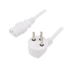 Cablu Alimentare IEC C13 3x0,75mm2 Ștecăr &icirc;n Unghi PVC