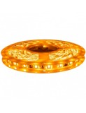 Banda led galbena 60 leduri 3528/metru, 12V, rezistenta la apa, la rola de 5 metri, Xenon Bright