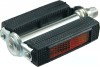 Pedale Moto Union R Cauciuc Negru, Ax Otel, Catadioptrii, 78x118mm
