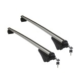 Set bare transversale portbagaj din aluminiu marca Twinny Load TL A99, kit complet cu bare, suporti si antifurt cu cheie, pentru modele cu bare longi