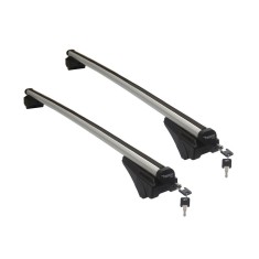 Set bare transversale portbagaj din aluminiu marca Twinny Load TL A99, kit complet cu bare, suporti si antifurt cu cheie, pentru modele cu bare longi foto