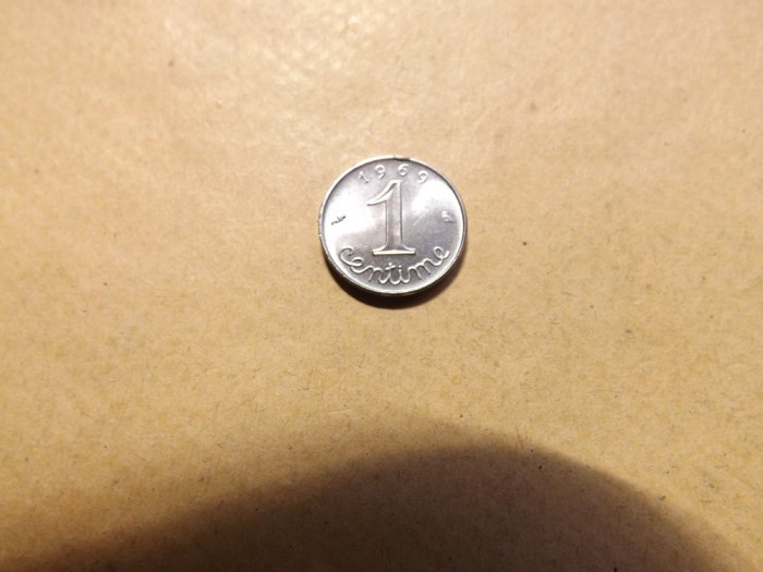 Franta 1 Centime 1969