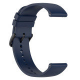 Curea pentru samsung galaxy watch 4/5/active 2, huawei watch gt 3 (42mm)/gt 3 pro (43mm), dark blue
