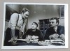 AMZA PELLEA , CORNEL COMAN SI MIRCEA ALBULESCU , IN FILMUL ' PUTEREA SI ADEVARUL ' , FOTOGRAFIE DE PRESA , 1971