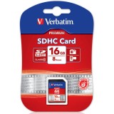 SECURE DIGITAL CARD HIGH CAPACITY (SDHC) 16GB CLASS 10, Verbatim