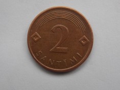 2 SANTIMI 2009 LETONIA