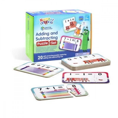 Puzzle - Adunari si scaderi 1-10 - Numberblocks foto