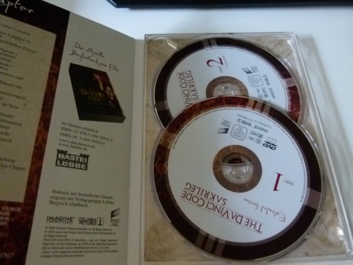 The daVinci code, dvd