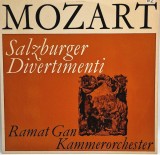 Mozart, Ramat-Gan Kammerorchester &lrm;&ndash; Salzburger Divertimenti NM / NM vinil, LP, disc _ Concert Hall, Elvetia