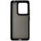 Husa tip capac spate plastic gri semitransparent si TPU negru pentru Xiaomi Redmi Note 13 4G