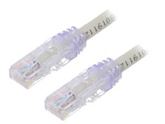 Patch cord TX6A 10Gig UTP Cat6a Cu PVC Gri 1m