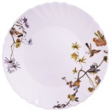 Set 6 Farfurii Desert Opal Alb Flori 20.5cm DEC007 LBP-80 CNN33604