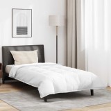 Pilotă cu pernă 2 pcs Alb 140 x 200 cm Jos