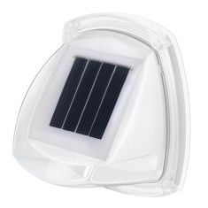 Lampa solara LED tip aplica pentru perete Flippy, 8.5 x 9 cm, 2V, ABS, 600mAh, rezistent la apa, material ABS, 8 LED-uri, alb cald foto