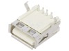 Soclu USB A PCB THT 4 pini 90&deg; aurit USB 2.0, MOLEX