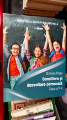 CONSILIERE SI DEZVOLTARE PERSONALA CLASA A V A + CD - SIMONA POPA