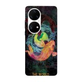 Husa compatibila cu Huawei Nova 9 model Koi Fish Yin Yang, Silicon, TPU, Viceversa, Transparent, Carcasa